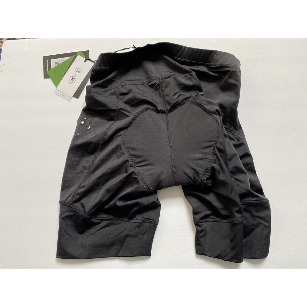 Craft Essence Women’s Bike bicycle Cycling Shorts Black Large Padded UPF 50